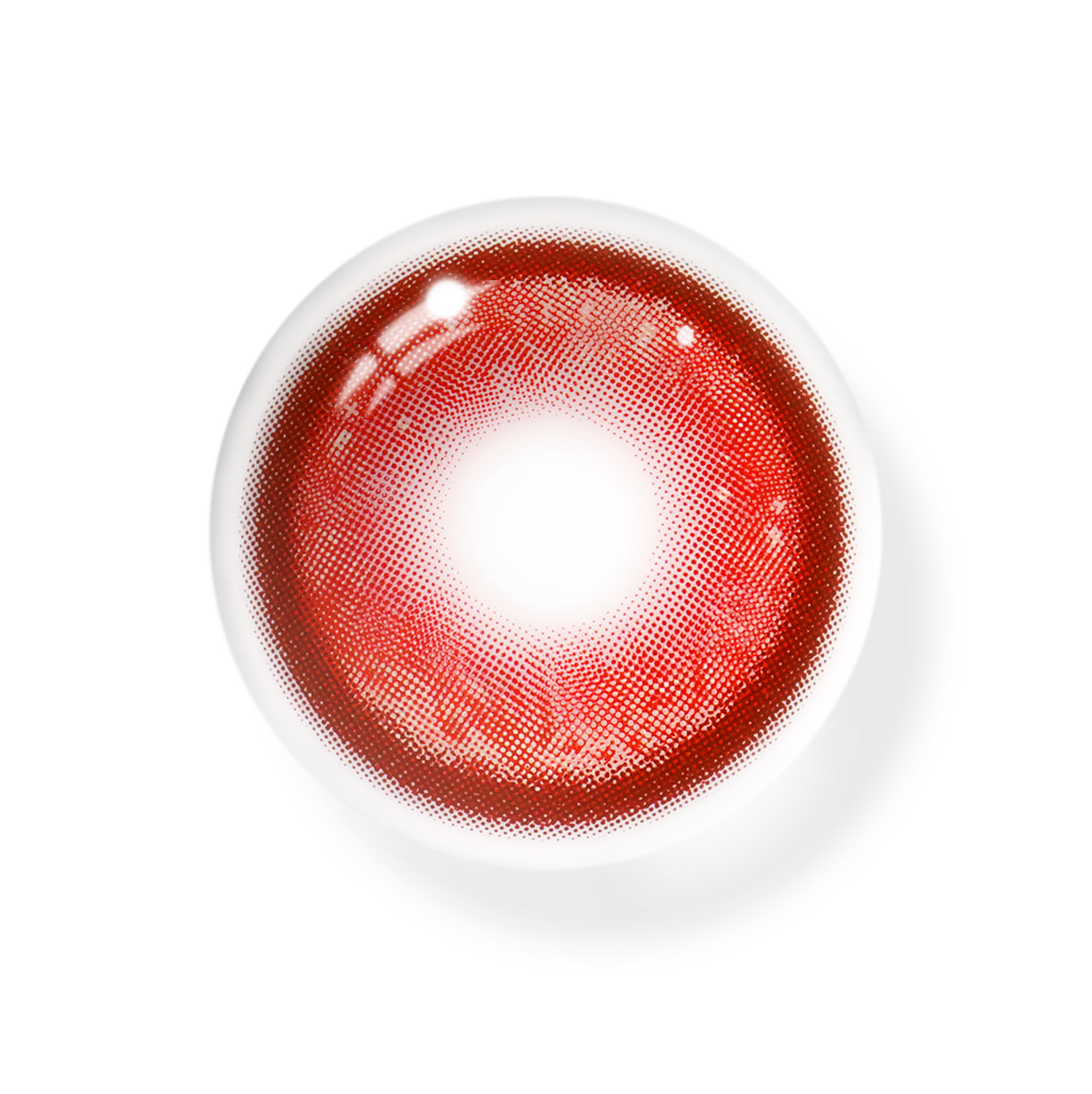 Cosplay Thermo Aura Red Coloured Contact Lenses